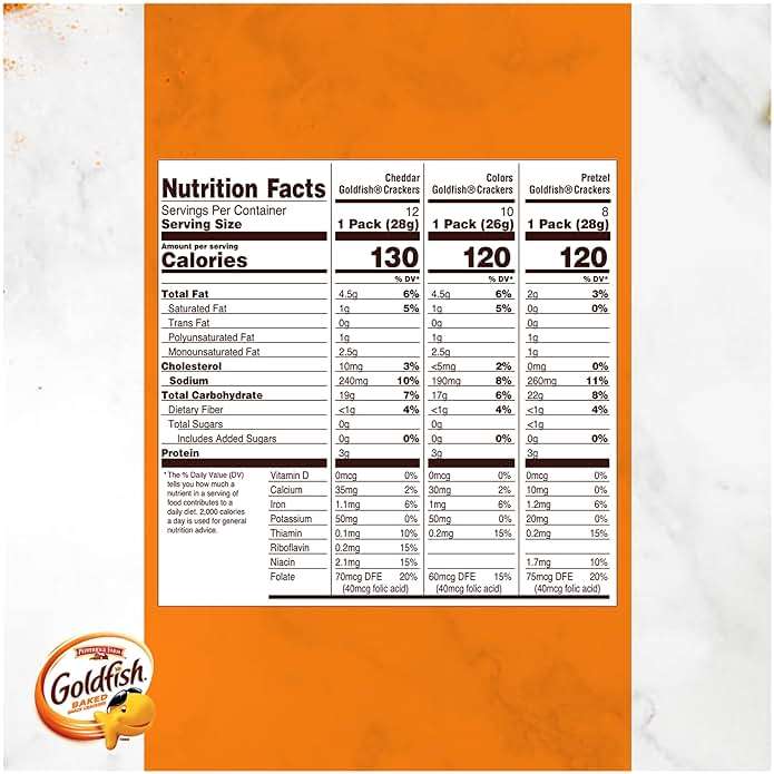 Goldfish Crackers Big Smiles Variety Pack with Cheddar, Colors, and Pretzels, Snack Packs, 30 Ct - Image 2