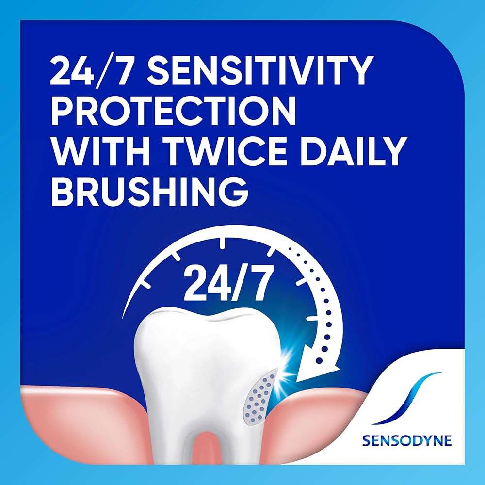 Sensodyne Extra Whitening Toothpaste for Sensitive Teeth, Cavity Prevention and Sensitive Teeth Whitening - 2.7 Ounces (Pack of 2) - Image 4