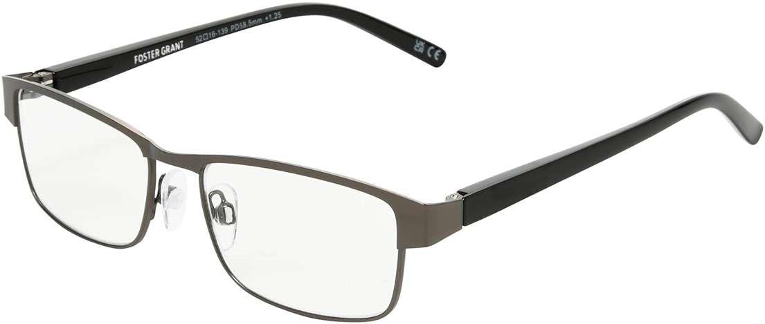 Foster Grant Men's Leo Square Reading Glasses - Image 1