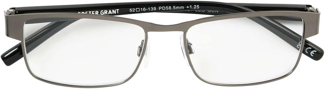 Foster Grant Men's Leo Square Reading Glasses - Image 6