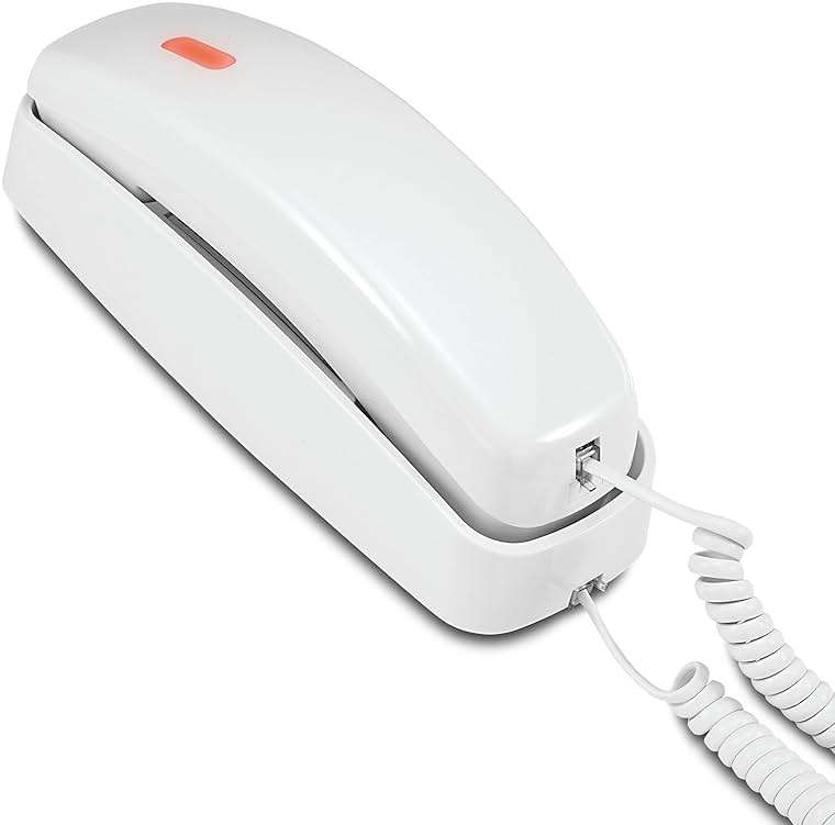 AT&T TRIMLINE 213 Corded Home Phone with Extra Big Buttons & Visual Ringer. No AC Power Required, Improved Easy-Wall-Mount, Lighted Keypad, 10 Speed Dial Keys, Volume Control, Senior Friendly. White - Image 13