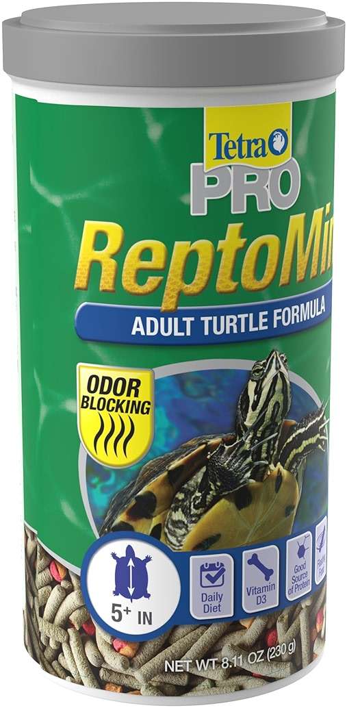 Tetra TetraFauna PRO ReptoMin Pro Sticks Adult Turtle Formula Daily Diet for Aquatic Turtles, 8.11 oz - Image 3