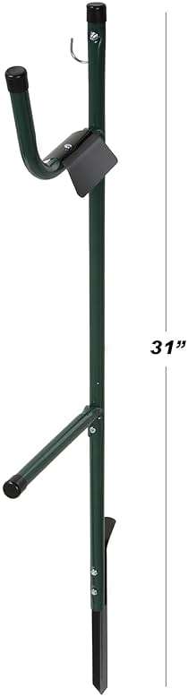 Water Hose Holder - Easy-to-Install Garden Hose Storage Metal Rack with Stake - Outdoor Freestanding Reel for Yard or Landscaping by Stalwart - Image 3
