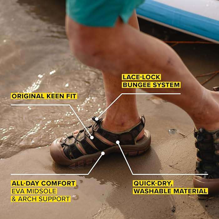 KEEN Men's Newport H2 Closed Toe Water Sandals - Image 2