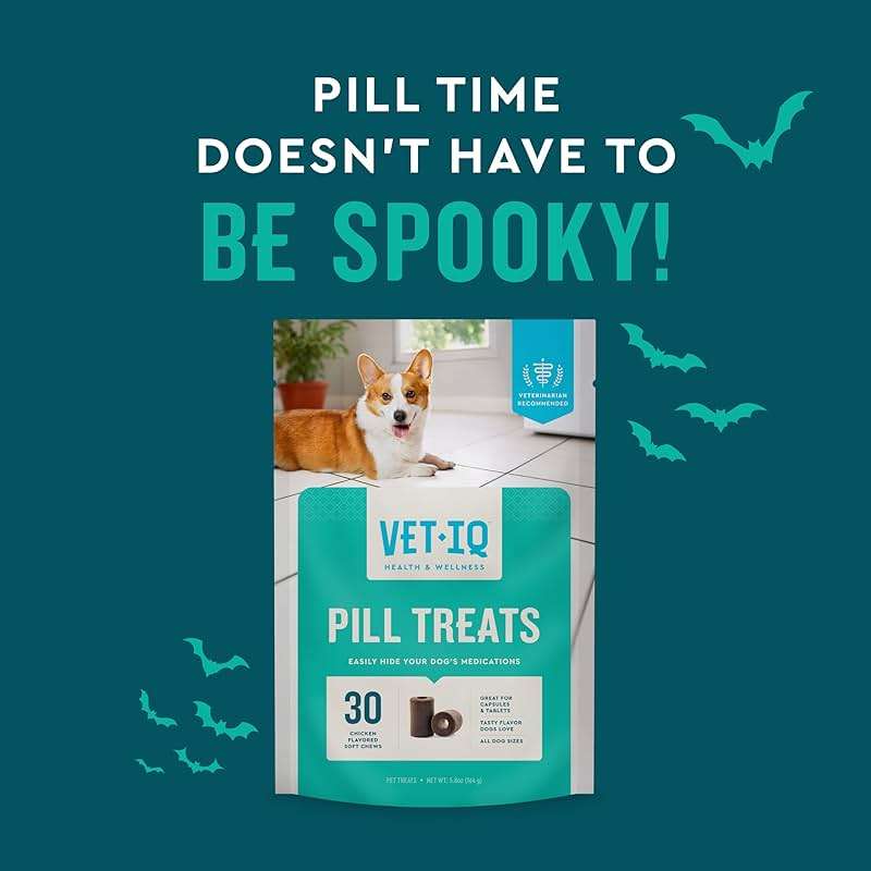 VetIQ Pill Treats Advanced Formula for Dogs, Chicken Flavor Soft Chews, Made in the USA, 30 Count - Image 2