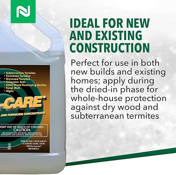 Bora-Care Termiticide Insecticide and Fungicide Concentrate, Wood Treatment for Termite and Beetle Prevention, 1 Gallon - Image 3