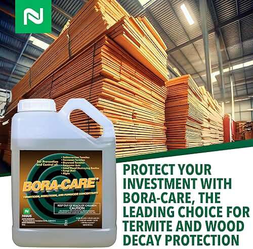 Bora-Care Termiticide Insecticide and Fungicide Concentrate, Wood Treatment for Termite and Beetle Prevention, 1 Gallon - Image 4
