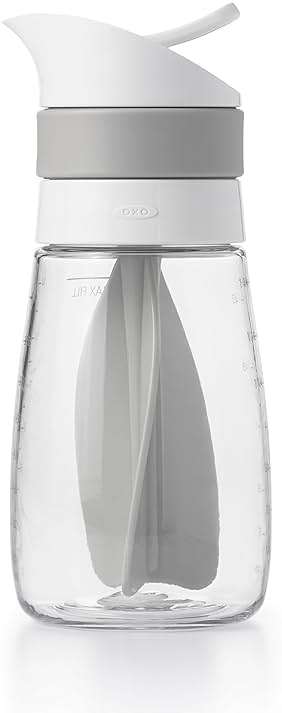 OXO Good Grips Twist & Pour Salad Dressing Mixer, Gray - Image 1