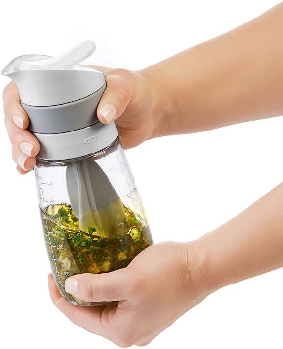 OXO Good Grips Twist & Pour Salad Dressing Mixer, Gray - Image 2