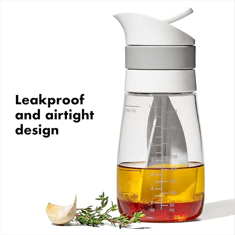 OXO Good Grips Twist & Pour Salad Dressing Mixer, Gray - Image 3