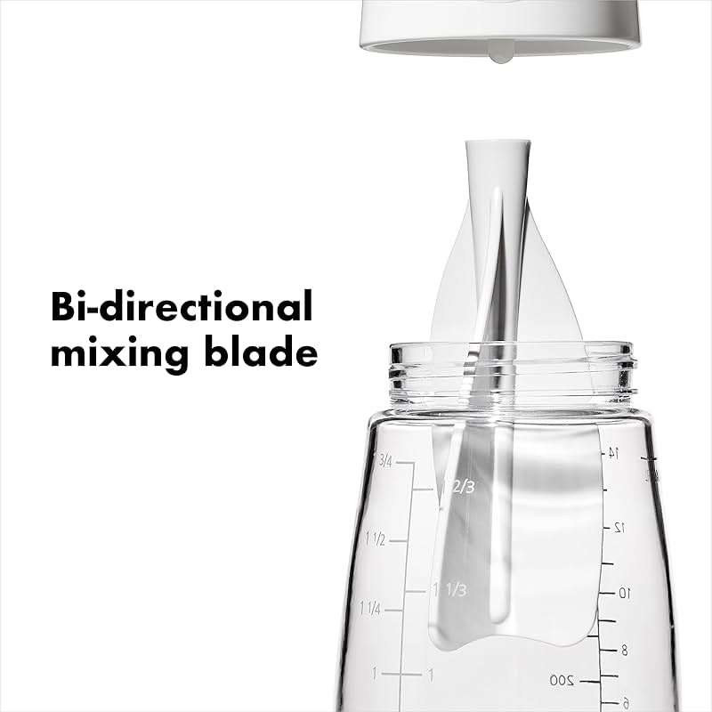 OXO Good Grips Twist & Pour Salad Dressing Mixer, Gray - Image 4