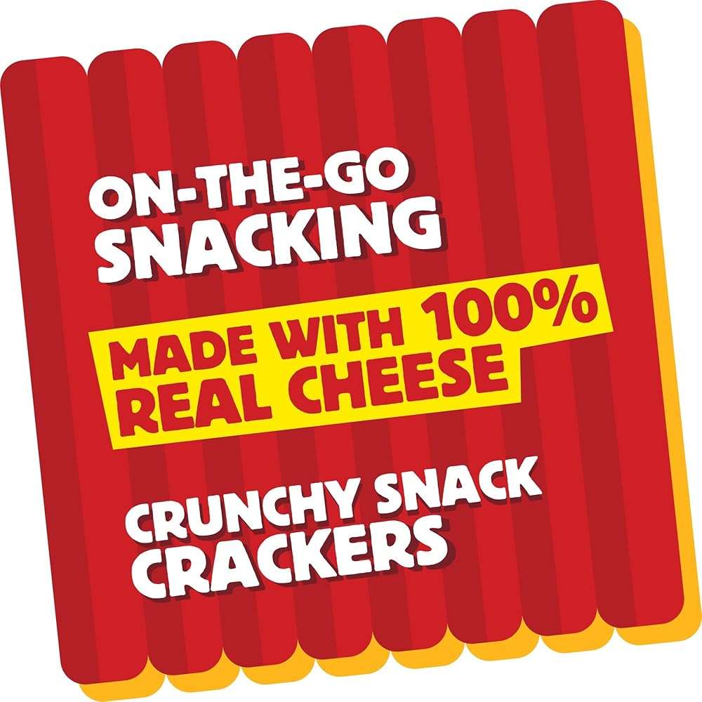 Cheez-It Grooves Crunchy Cheese Crackers, Snack Crackers, Lunch Snacks, Family Size, Sharp White Cheddar, 17oz Box (1 Box) - Image 4