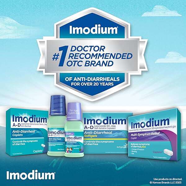 Imodium A-D Anti-Diarrheal Softgels with 2mg Loperamide Hydrochloride for Fast Acting Diarrhea Symptom Relief On the Go in Travel Size Softgels for Adults 12+, 24 Ct - Image 8
