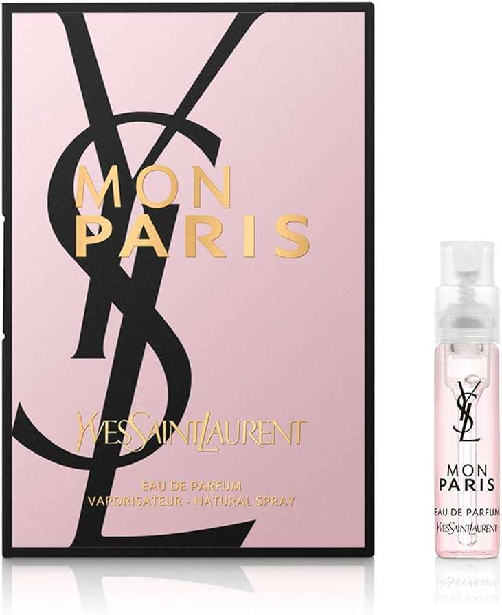YSL YVES SAINT LAURENT Mon Paris 1.2ml/0.04oz Vial Sample - Image 1