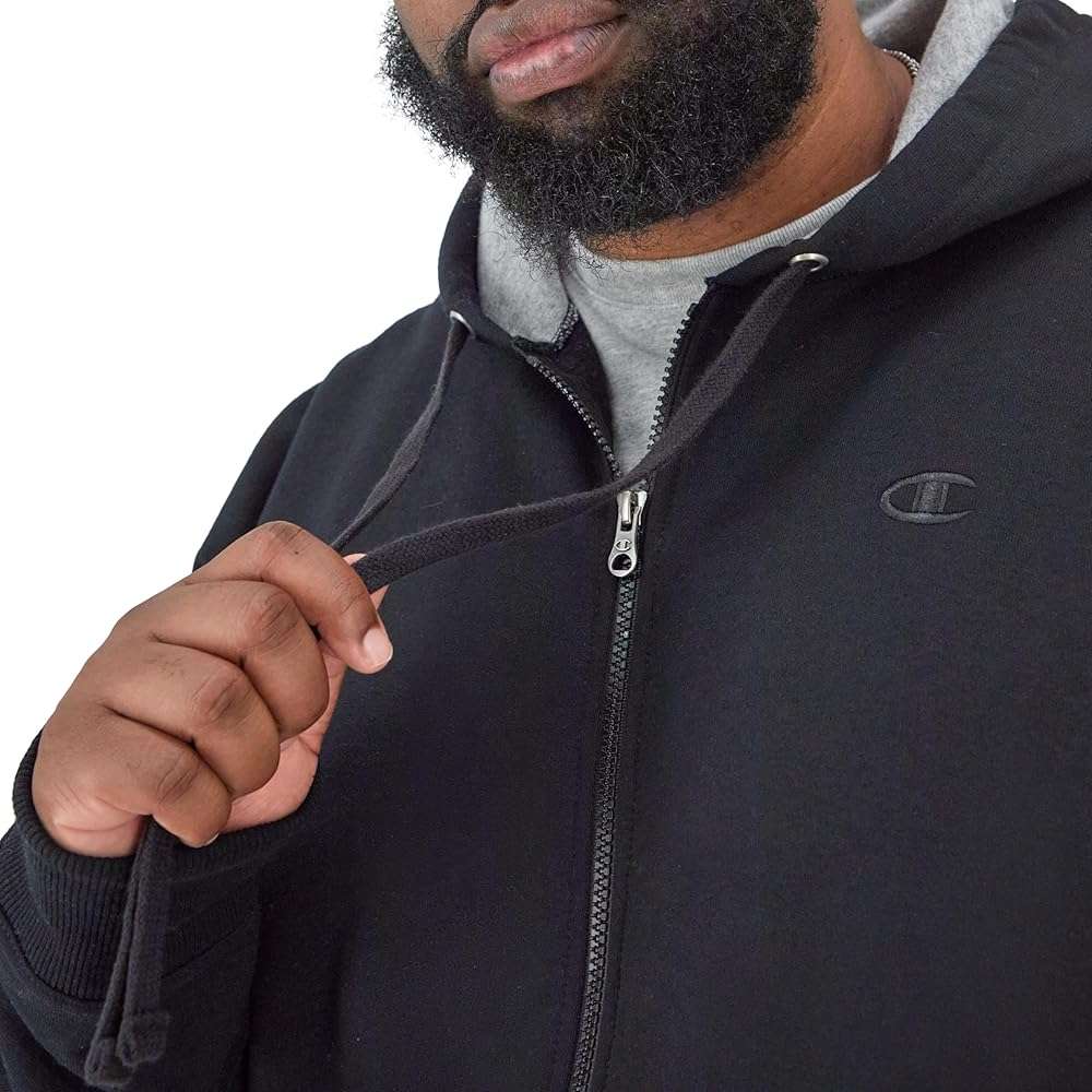 Champion mens Zip-up Hoodie, Comfortable Zip-up Hoodie Sweatshirt for Men (Reg. Or Big & Tall) - Image 4