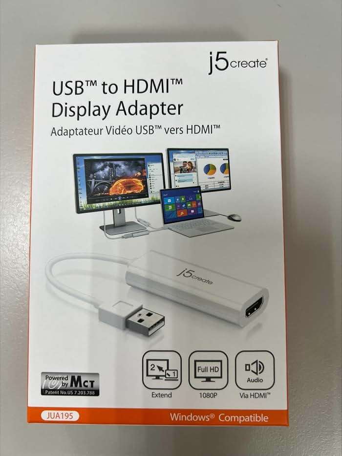 j5create USB to HDMI Display Adapter- USB to HDMI 1080P Cable Converter Adapter for Windows (JUA195) - Image 12