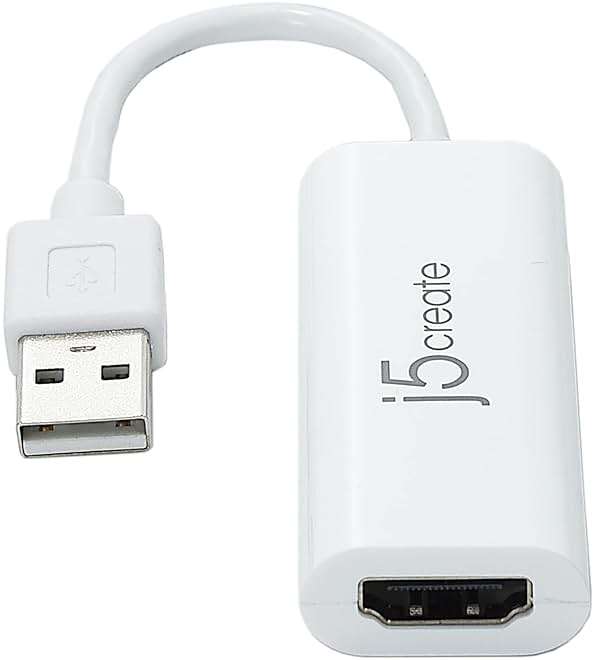j5create USB to HDMI Display Adapter- USB to HDMI 1080P Cable Converter Adapter for Windows (JUA195) - Image 4