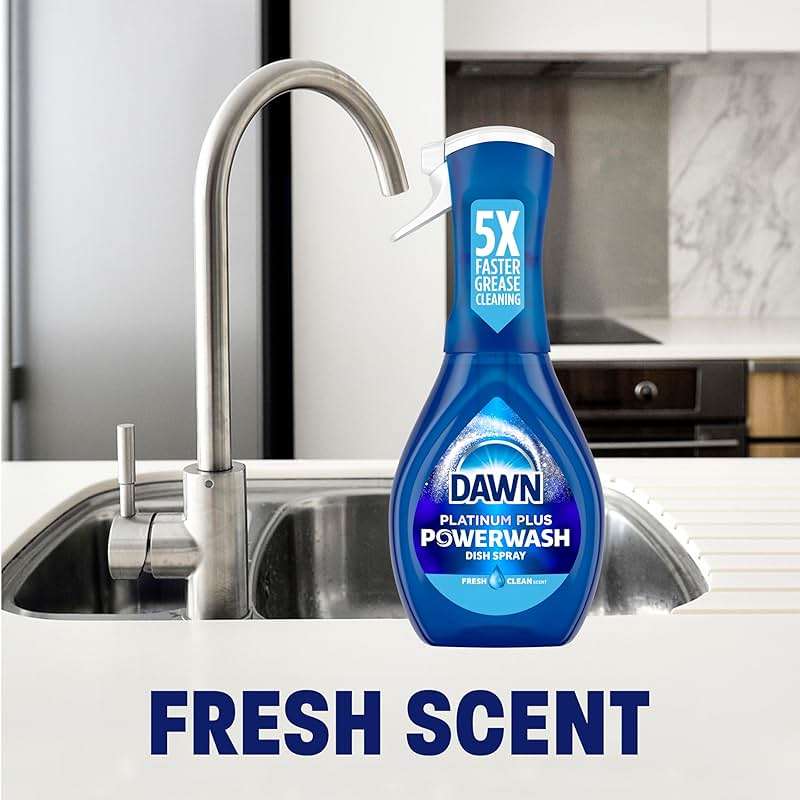 Dawn Platinum Powerwash Dish Spray, Dish Soap, Fresh Scent, 16 Fl Oz - Image 9