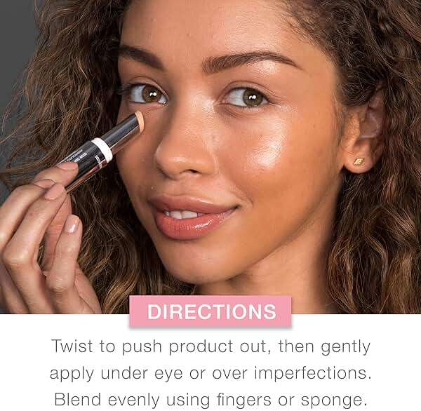 Neutrogena Hydro Boost Hydrating Concealer Stick, Oil-Free, Lightweight Cover-Up Makeup with Hyaluronic Acid Refreshes Dry Skin & Provides Buildable Coverage, 10 Fair, 0.12 Oz - Image 6