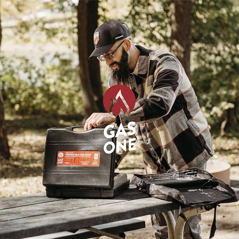 Gas One GS-3400P Propane or Butane Stove Dual Fuel Stove Portable Camping Stove - Patented - with Carrying Case Great for Emergency Preparedness Kit - Image 2