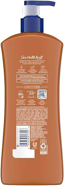 Vaseline Intensive Care Body Lotion Cocoa Radiant 3 count for Dry Skin Lotion Made with Ultra-Hydrating Lipids and Pure Cocoa Butter for a Long-Lasting, Radiant Glow 20.3 Oz - Image 2