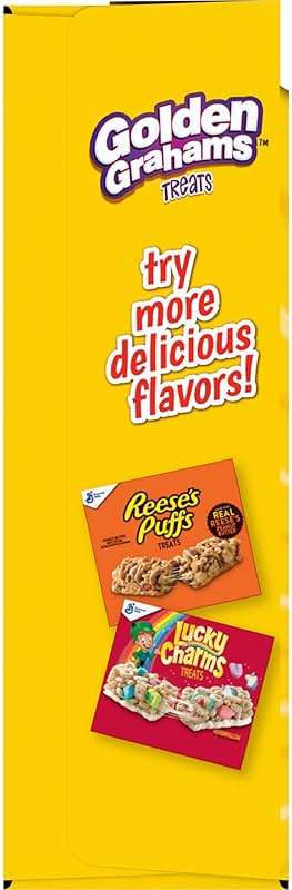 Golden Grahams Breakfast Cereal Treat Bars, S'mores, Snack Bars, 8 Ct, 8.48 oz - Image 5