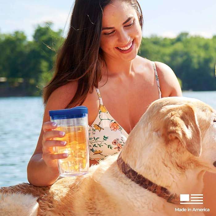 Tervis Flat Art Dogs Made in USA Double Walled Insulated Tumbler Travel Cup Keeps Drinks Cold & Hot, 16oz, Classic - Image 9