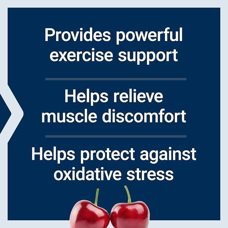 Life Extension Tart Cherry with CherryPURE®, anthocyanins, oxidative Stress, Muscle Recovery, Exercise Support, Muscle Comfort, Vegetarian, Gluten-Free, Non-GMO, 60 Capsules - Image 4