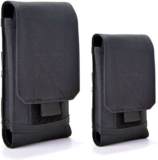 Universal Tactical MOLLE Holster Army Mobile Phone Belt Pouch EDC Security Pack Carry Accessory Kit Waist Bag Case Compatible iPhone 13 14 15 Pro XS Max XR 7 8 Plus for Samsung Galaxy S10 S9 S8 Plus - Image 5