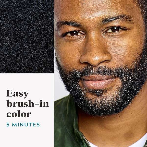 JUST FOR MEN Color Gel Mustache, Beard & Sideburns 115 Jet Black 1 Each (Pack of 12) - Image 5