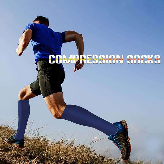 Sooverki Compression Socks for Women and Men Circulation (3/4 Pairs) is Best Support for Running Athletic Cycling Hiking - Image 4