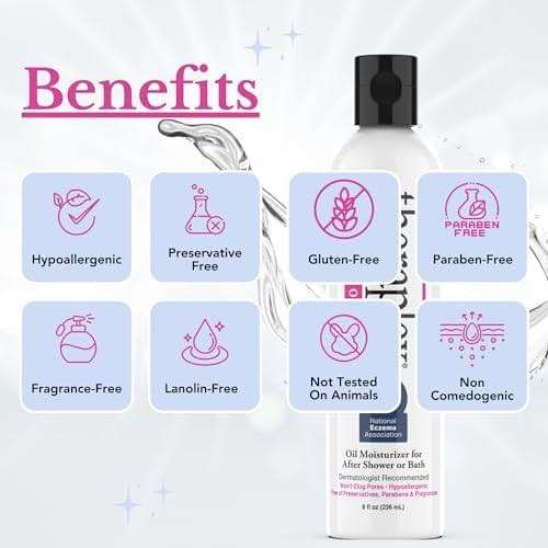 Theraplex Clear Emollient Lotion (8 oz) - No Parabens or Preservatives, Noncomedogenic and Hypoallergenic, Fragrance Free, Dermatologist recommended (6 Pack Pour) - Image 2