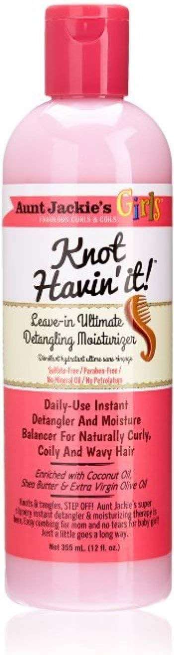 Aunt Jackie's Girls Knot Havin' It! Leave-In Ultimate Detangling Moisturizer, 12 oz (Pack of 3) - Image 1