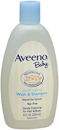 AVEENO Baby Wash and Shampoo 8 oz (4 Pack) - Image 1