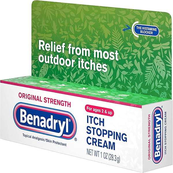 Benadryl Itch Stopping Cream Original Strength 1 oz (Pack of 3) - Image 6
