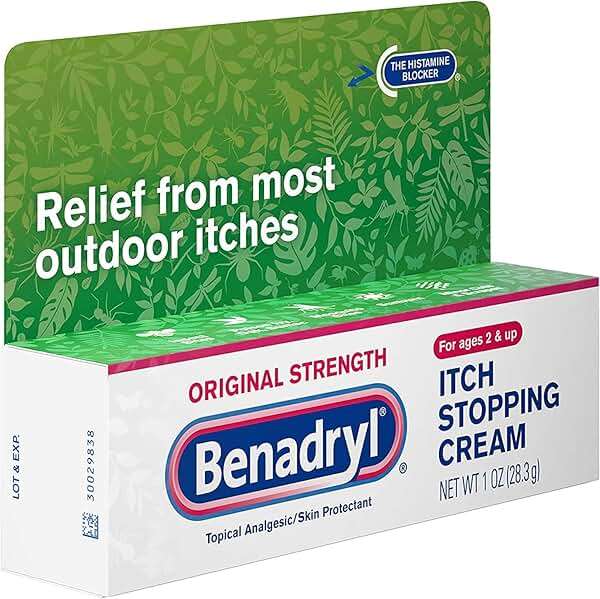 Benadryl Itch Stopping Cream Original Strength 1 oz (Pack of 3) - Image 9