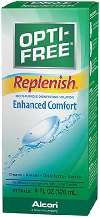 Opti-Free Replenish (New) Size 4z Opti-Free Replenish Solution for Silicon Hydrogil and Soft Contact Lenses - Image 1
