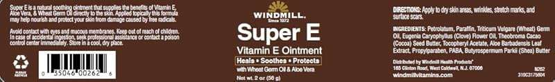 Windmill Super E Vitamin E Ointment 2 oz (Pack of 2) - Image 2