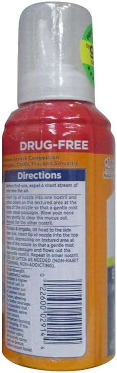 Simply Saline Nasal Mist Extra Strength Severe Congestion 4.6 oz (Pack of 6) - Image 2