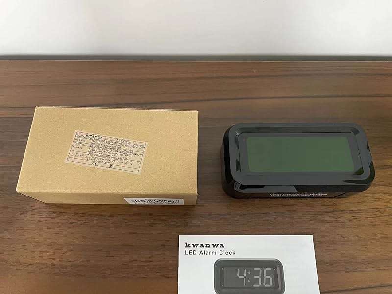 Alarm Clock, LED Digital Clock, Small Wall Clock, Battery Operated, Adjustable 3-Level Led Brightness, Dim Night Mode, 12/24Hr, Cordless, Constantly 1.2'' Digits Display for Bedroom/Travel,Easy to Set - Image 14