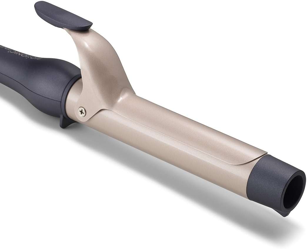 Bio Ionic GoldPro 1" or 1.25” Curling Iron, Blue, Moisturizing Heat & 24K Gold MX, New & Improved 15% Longer Barrel Ceramic Curling Iron, Adjustable Heat, Versatile Curling Wand for Long-Lasting Curls - Image 2