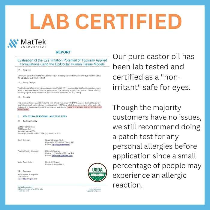 USDA Organic Castor Oil Lash Serum - Premium All Natural Cold Pressed Castor Oil Eyelash Growth Serum with Mascara Tube - Eyelash Treatment and Conditioner - For Thicker and Fuller Lashes - Image 6