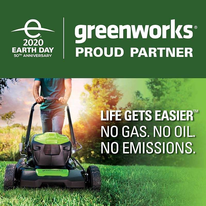 Greenworks 80V Brushless Cordless Yard Tool Combo Kit with 2.0Ah Battery & Rapid Charger – 16" Dual-Line String Trimmer and 500 CFM / 125 MPH Leaf Blower, Variable Speed, 4-Year Warranty - Image 14