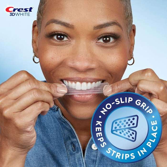Crest 3D Whitestrips Age Renew – Teeth Whitening Kit, 21 Treatments, Each with 1 Upper/1Lower, 42 Strips – Crest 3DWhite Teeth Whitening Strips - Image 6