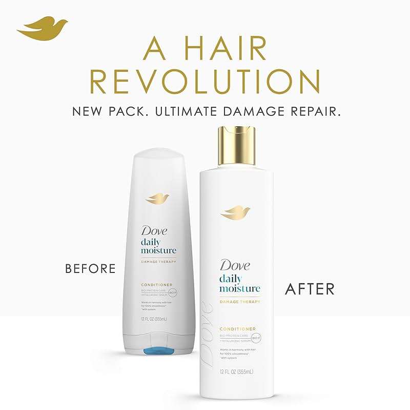 Dove Nutritive Solutions Moisturizing Conditioner 4 Count for Dry Hair Daily Moisture Deep Conditioner Detangles and Nourishes Dry Hair 12 oz - Image 2