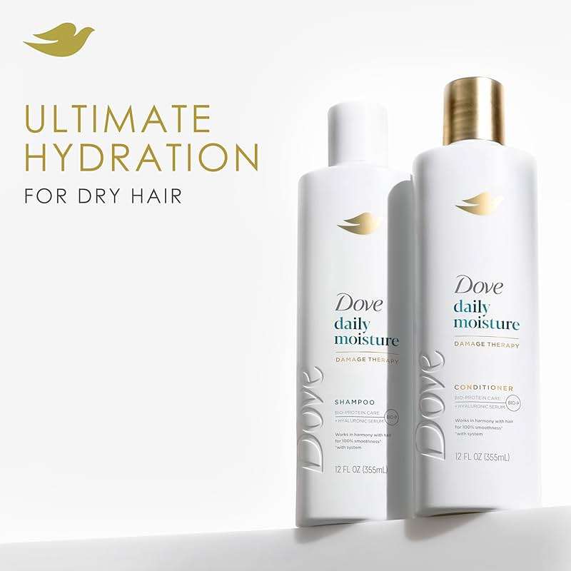 Dove Nutritive Solutions Moisturizing Conditioner 4 Count for Dry Hair Daily Moisture Deep Conditioner Detangles and Nourishes Dry Hair 12 oz - Image 3