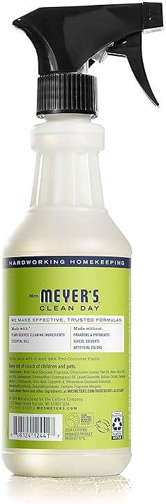 MRS. MEYER'S CLEAN DAY All-Purpose Cleaner Spray, Cruelty Free Formula, Lemon Verbena, 16 fl. oz - Pack of 3 - Image 2