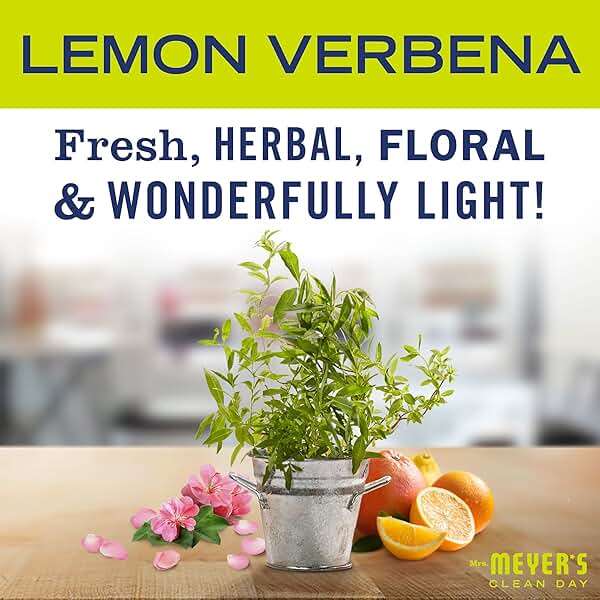 MRS. MEYER'S CLEAN DAY All-Purpose Cleaner Spray, Cruelty Free Formula, Lemon Verbena, 16 fl. oz - Pack of 3 - Image 3