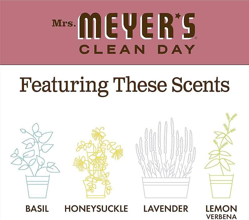MRS. MEYER'S CLEAN DAY Liquid Hand Soap, Cruelty Free, Rosemary Scent, 12.5 oz- Pack of 3 - Image 9