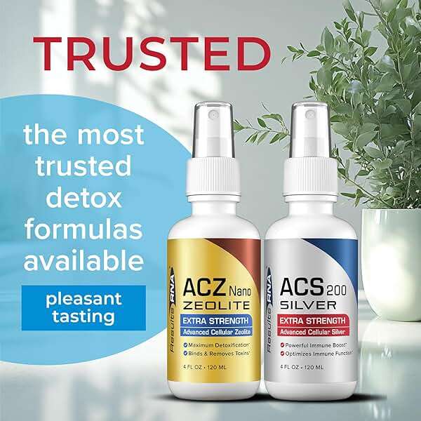 Results RNA – Total Body Detox Extra Strength System – ACS 200 Silver & ACZ Nano Zeolite are Clinically Proven to Detoxify & Boost Immunity. Recommended by Doctors Worldwide ( 2 oz - 30 day) - Image 7